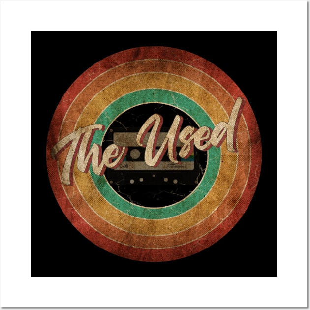 The Used Vintage Circle Art Wall Art by antongg